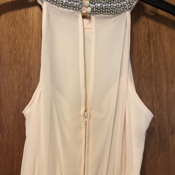 Creme dress with studs at the neck from Dillard’s - Picture 5 of 8